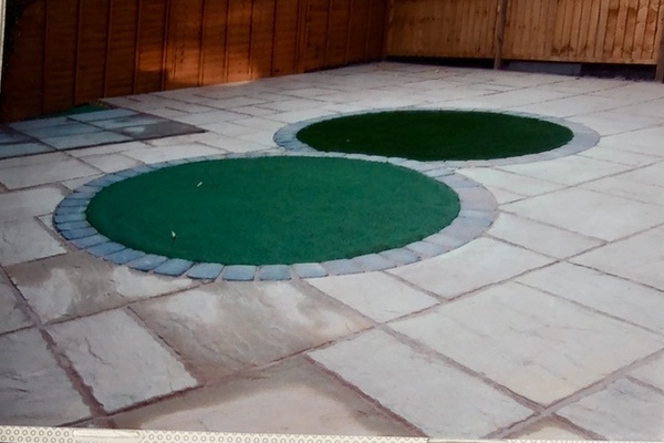 Astro turf circles